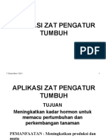 Aplikasi Zat Pengatur Tumbuh