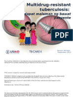 MDR-TB Patient Education Flipchart Filipino