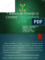 prezentare Banca de Finante si Comert ”FinComBank”