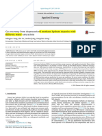 Gas Recovery From Depressurized Methane Hydrate Deposits With