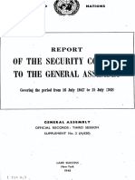 Report of SC To GA 16 July 1947 - 15 July 1948