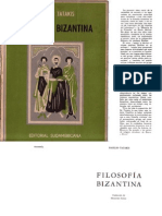 Filosofía Bizantina - Basilio Tatakis | PDF