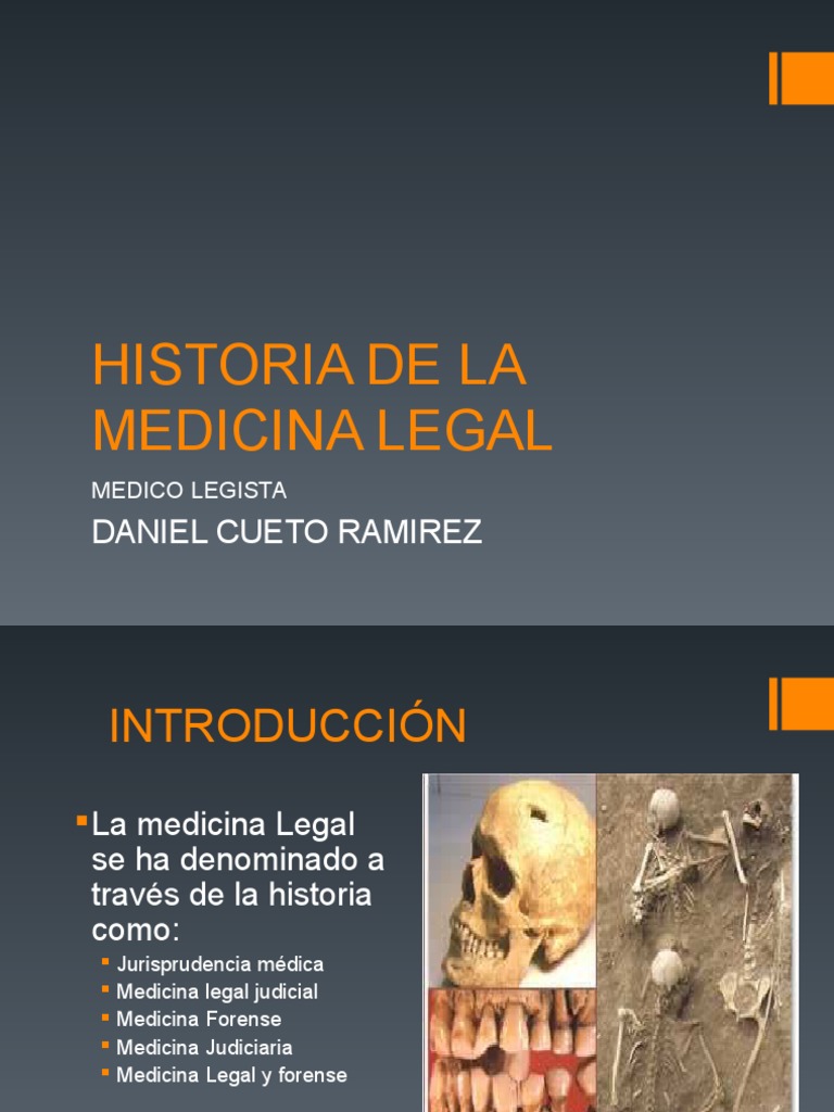 Historia de La Medicina Forense 2da Clase Jurisprudencia médica Criminología