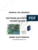 Manual Software Sac500 v2