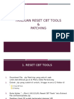 Panduan Reset CBT Tools&Patching