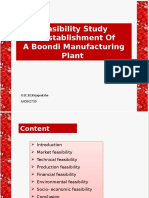 Feasibility Study On Establishment of A Boondi Manufacturing Plant