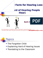 Myths and Facts for Understanding Hearing Loss