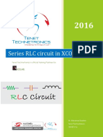 Series RLC Circuit in XCOS - Scilab