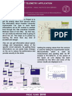 RF Telemetry Application, Project Fair Poster 2010