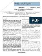 The Aetiology and Management of Epistaxis