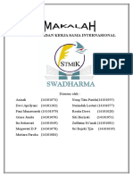 Makalah Kerjasama Internasional