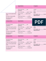 Comparative Superlative Irregular