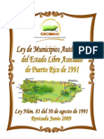 Ley 81 de Municipios Autonomos de Puerto Rico Revisada