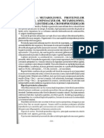 Cap.6.0.-Metabolismul Proteinelor Si Al Aminoacizilor - Metabolismul Nucleotidelor Cromoproteidelor PDF