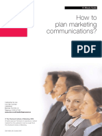 How To Plan Marketing Communications PDF