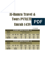Counter Umrah Package