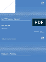 Sap PP Production Planning MRP Overview