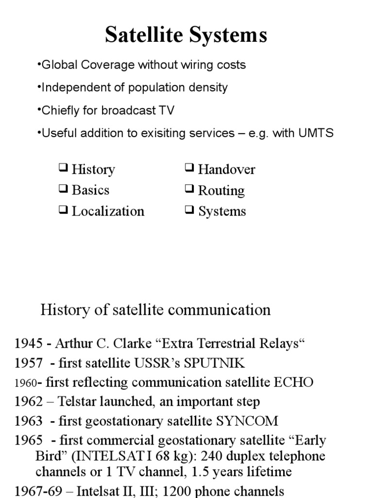 Satellite Pdf Communications Satellite Cellular Network