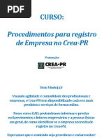 Procedimentos para registro de empresas