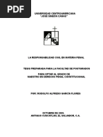 La Responsabilidad Civil en Materia Penal