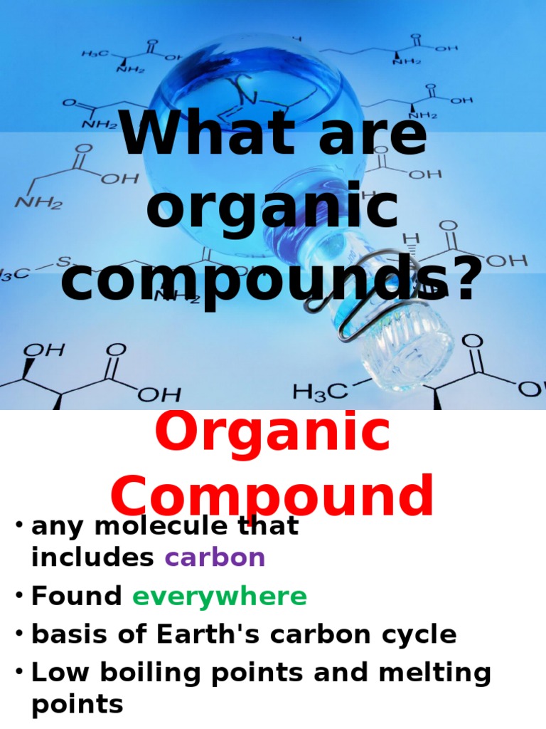 Understanding Organic Compounds | PDF | Technology & Engineering
