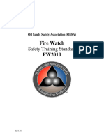 Fire Watch FW2010: Safety Training Standard