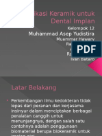 Aplikasi Keramik Untuk Dental Implan