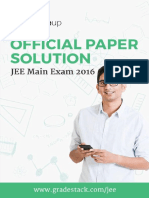 2016 JEE Main Solution