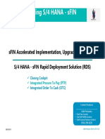 Demystifying S/4 HANA - sFIN: sFIN Accelerated Implementation, Upgrade & Migration