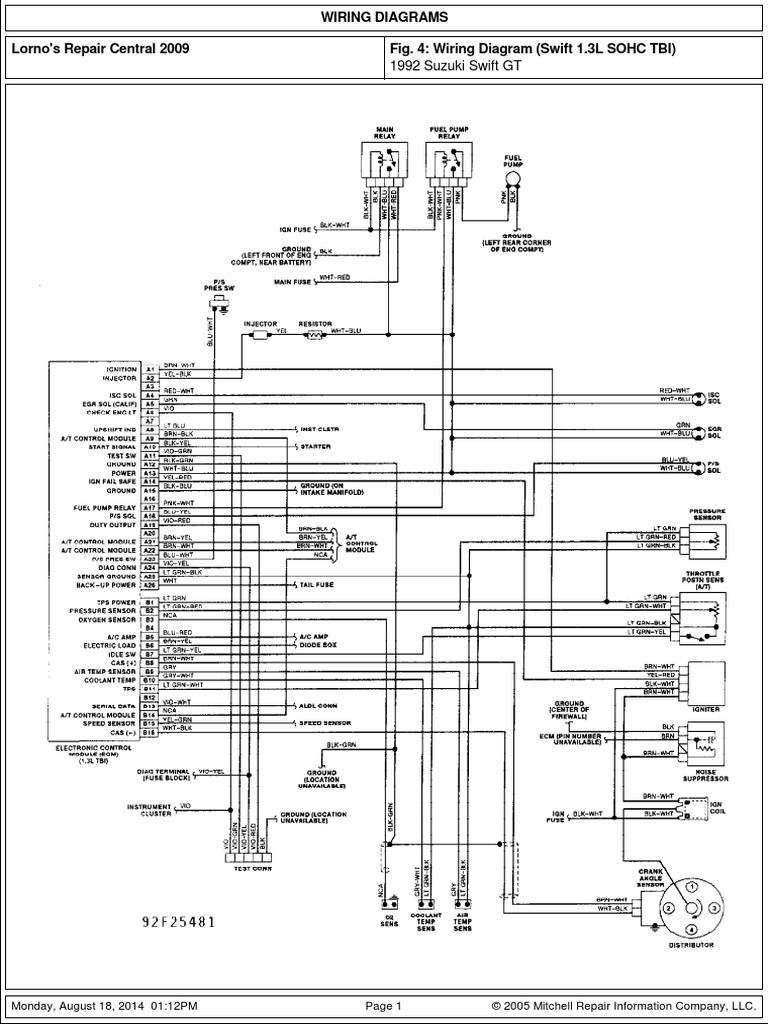 Suzuki Swift - Wiring Diagram | PDF