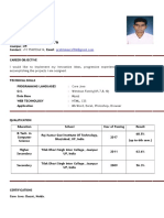 Resume for Prabhakar