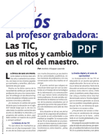 Adios Al Profesor Grabadora Las TIC Sus