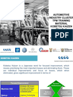 Automotive Industry Cluster TPM Training Material - Kobetsu Kaizen Step 0 - 1