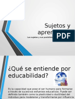 1.0 Sujetos y Aprendizaje