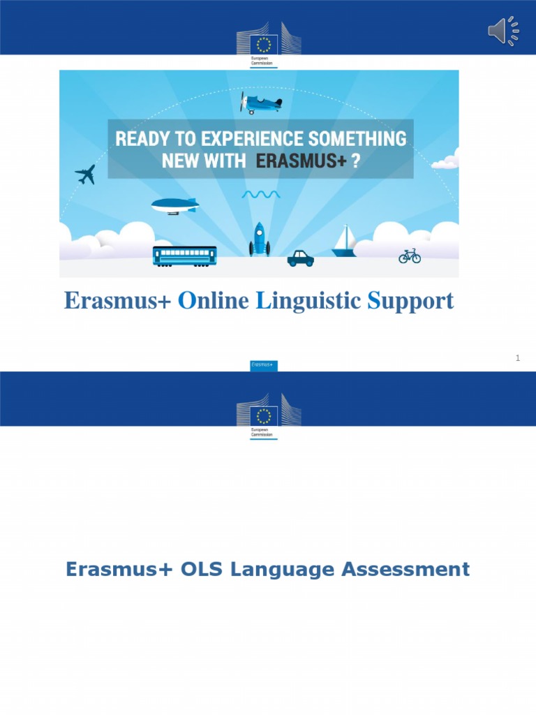 Erasmus+ OLS Language Assessment Guide | PDF | Career & Growth | Computers