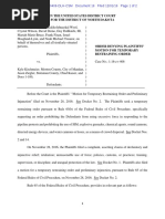 Hovland Order #NoDAPL Lawsuit