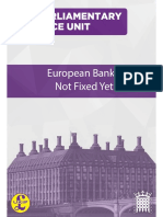 European Banks Not Fixed Yet