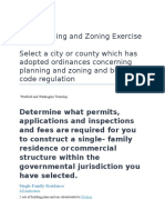Etm 120 Planning and Zoning Exercise 1