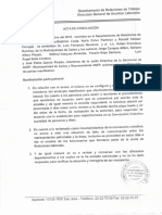 Acuerdos Audiencia Conciliatoria MTSS- Municipalidad de Cañas