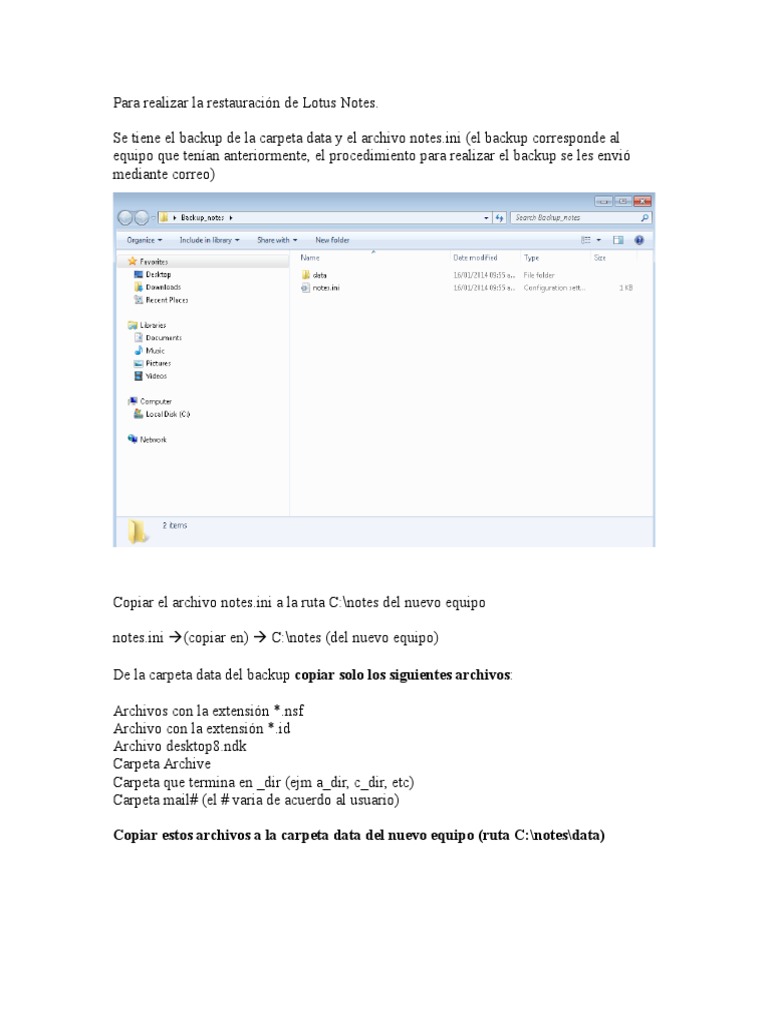 2 - Restaurar Notes | PDF