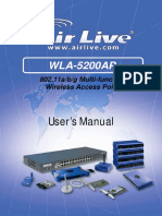 AirLive WLA-5200AP Manual