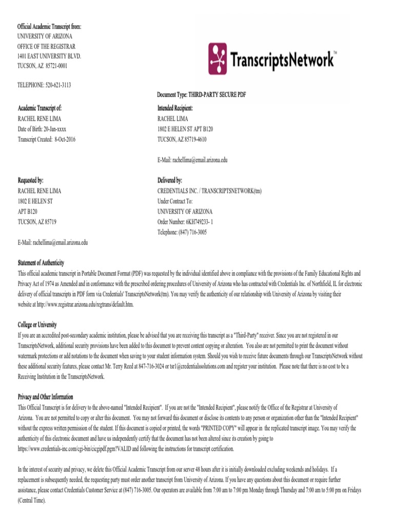 official transcript october 2016 | Portable Document Format ...