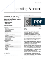 Tool Operating Manual: NEHS1259: 469-7632 Swing Gearbox Lifting Tool For 6015-6090 Hydraulic Mining Shovel