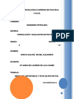 Definicion, Importancia y Tipos de Proyectos