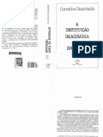 Coenelius Castoriadis - A Instituição Imaginária Da Sociedade PDF