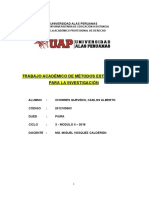 Metodos Estadisticos para La Investigacion