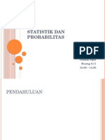 Statistik dan Probabilitas Teknik Sipil