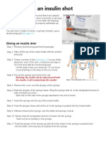 How To Give An Insulin Shot Technical Document