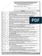 Avaliação Diagnóstica 9º Ano