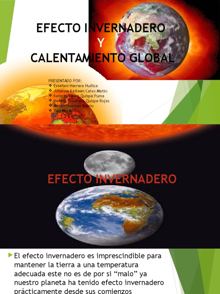 Efecto Invernadero y Calentamiento Global | PDF | Efecto invernadero ...